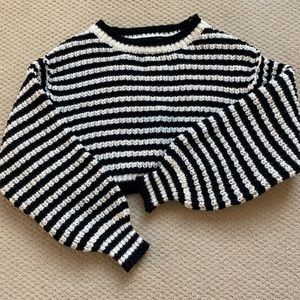 Grey Bandit Striped Sweater